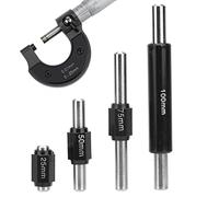 4PCS Industria Micrometer Calibration Bar Outside Micrometer Standard Caliper Calibration Rod Bar 25mm 50mm 75mm 100mm