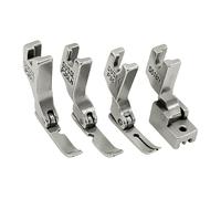 4PCS Industrial Sewing Machine Presser Foot High Durability Metal Texture for Precisiond Stitching and Fabric Handling Sewing Machine Presser Foot Set