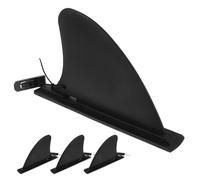 4pcs Inflatable Paddleboard Tail Rudder Replacement Fin | Pvc Construction, Black Finish, Wear Resistant and Corrosion Resistant, for Kayak and Paddleboard Water Sports