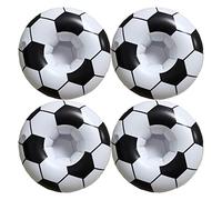 4PCS Inflatable Pool Cup Holders - Floating Drink Coasters for Summer Pool Parties, Beach & Backyard Fun - Durable PVC Beverage Floats for Adults, Kids, Family