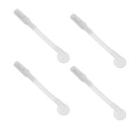 4pcs Inflation Nozzle Valve for Vests and Inflatables, Tpu White | Minimal Finger Force Operation, Airtight Backflow Prevention, Comfortable Use for Elderly and Limited Hand Strength