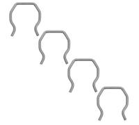 4pcs Injector Connector Clamps for 6.0 L Engines Iron Silver Clips | Prevents Loosening and Leaks, Avoids Electrical Interruptions, Compact Fit for Injector Connectors