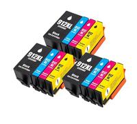 4pcs Ink Cartridge, Compatible with HP, 912XL 912 OfficeJet 8010 | 8012, 8013, 8014, 8015, 8017, 8018, 8020, 8022, 8023, 8024, 8025, 8026, 8028, 8035 e Series(3SET)