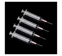 4PCS Ink Refill Tool 10ml Syringe With Blunt Needle Compatible With EPSON Canon HP Brother CISS Tank Refillable Cartridge Refilling Ink Kit(Type A)