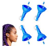 4Pcs Innovative Inflatable Earplugs,Reusable Silicone Noise Cancelling Ear Plugs,Self-Adaptive Silicone Earplugs for Hearing Protection,Waterproof Travel Hearing Protection for Sleep,Travel,Work