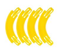 4Pcs Interlocked Track Extension Connectors for Toy Car Race 90 Degree Turn Easy Connecting Tracks Part Accessories Links