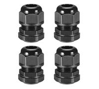 4Pcs IP68 Waterproof Cable Glands Wire Conduit Connectors Nylon Stuffing Gland for Home, Factory, Garden, Outdoor Use(PG7)