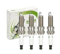 4PCS Iridium Spark Plugs for Peugeot 207 308 2006-2014 Citroen C3 C4 | Set of 4; iridium centre electrode, 0.9 mm pre-set gap, 16 mm hex. Check OE 1613401580 or 596092.