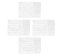4pcs Iron on Letters and Symbols Heat Transfer Vinyl Set for DIY