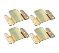 4PCS Iron Sofa Connecting Buckle Fixing Devices with Screws to Keep Modular Sofas and Sectionals Firmly Joined Without Sliding (Color zinc)