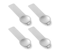 4pcs Italian Charm Tools, 9mm Round Charm Opening Tools Double Sided Italian Charm Bracelet Link Stainless Steel Jewelry Opener Helper Tool for Nomination Adding and Removing Charms