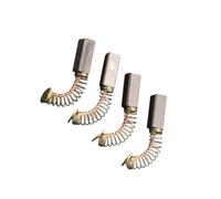 4Pcs J204 Square Copper Graphite Brushes with Spring - 6.5x6.5x16mm for DC Motors in Power Tools