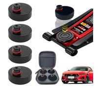 4PCS Jack Pads for Mach-E, Compatible with Ford Mustang Mach E 2021-2025, Rubber Pinch Weld Jack Pad Adapter, Lift & Jack Stand Support with Non-Slip Design & Storage Bag