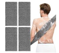 4Pcs Japanese Exfoliating Towel, Multi-Purpose Double-Sided Exfoliating Cloth, Japanese-Style Back Massage Towel for Showering, for Body Cleaning and Massage, for Both Men and Women
