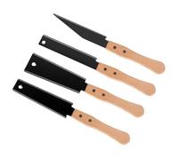 4Pcs Japanese Hand Saw, Woodworking Tools Japanese Pull Saw for Wood, DIY Flush Cut Wood Working Carpenters Tools, Sharp Flat Double Sided Small Saws with Wooden Handle