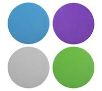 4PCS Jar Gripper Pads, Multifunctional Rubber Jar Gripper Pad Jar Opener Grippers Kitchen Coaster for Elderly Children Women Weak Hands (4 Colors)