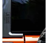 4PCS Jesus is King Stickers Christian Jesus Cross Bible Verse Car Vinyl Decal Bumper Sticker for Car, Wall, Window, Vehicle, Durable and Waterproof (Black)