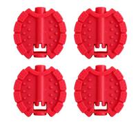 4Pcs Kids Bike Pedals, Textured Grip Boosts Riding Safety | Sturdy PVC Build, Universal Axle Tool Free Installation, Easy to Clean, Fits Most Tricycles & Balance Bikes