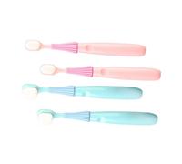 4pcs Kids Toothbrush: Toddler Training Manual Toothbrush with Extra Soft Bristles - for Boys and Girls Learning Teeth Cleaning Ages 1-3