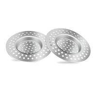 4pcs Kitchen Bathroom Sink Strainer, Stainless Steel Drain Filter, Bath Drain Protector, Shower Drain Cover Hair Trap Catcher Stopper Plug, 2.95 Inch/7.5cm Outer Diameter