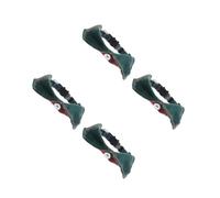 4pcs Kitten Adjustable Cat Collar with Bell, Cloth Check Pattern