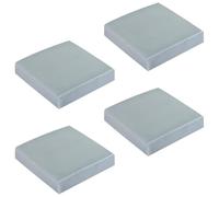 4PCS Kneaded Art Erasers, Kneadable Artists Putty Rubber, Create Highlights, Erase or Lighten Sketching Blurring Highlighting for Artists Drawing Sketches Kids Adults School Office(Grey)