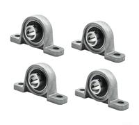 4PCS KP08 Pillow Block Bearing Zinc Alloy Ball Shaft Support Mounted Unit for 8mm Linear Rod CNC Machine