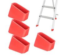 4PCS Ladder Feet Rubber Pads, Non-Slip Ladder Accessories, Replacement Foot Caps for Stepladders