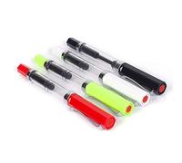 4pcs LANBITOU 3059 Fine Nib Piston Fill Fountain Pens Transparent Pen Set of 4
