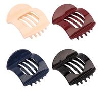 4PCS Large flat Hair Clips for Women Girls Strong Hold French Duckbill Claw Clips for Thick Thin Hair lay Down Hair styling Clips Accessories