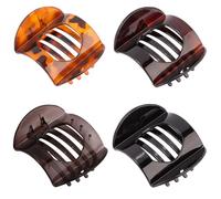 4PCS Large flat Hair Clips for Women Girls Strong Hold French Duckbill Claw Clips for Thick Thin Hair lay Down Hair Styling Clips Accessories