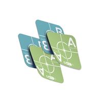 4pcs Laser Target Plate Card, Washable 100+ Times Use, Stick to Any Surface, Wall, Concrete, Wood, Glass...