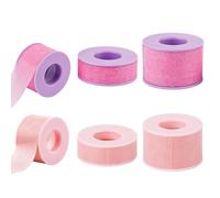 4pcs Lash Adhesive Tape, Reusable Adhesive Waterproof Silicone Tape Eyelash Tape for Lash Extension Lash Beauty Auxiliary Tools (2 Purple, 2 Pink)