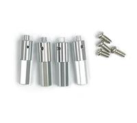 4Pcs LD-P06 Metal Portal Axle Shaft Hex Adapter For LDRC LD-P06 LD P06 Unimog 1/12 RC Truck Car Spare Parts