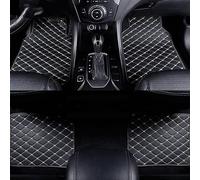4pcs Leather Car Floor Mats for Opel Vauxhall Antara 2011-2016, All Weather Front Rear Row Waterproof Nonslip Foot Pads Set Interior Protection Accessories,B Black Beige