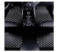 4pcs Leather Car Floor Mats, for Peugeot 408 2023-2024 Automotive Front Rear Row Carpet Set Waterproof NonSlip Anti-scratch Accessories,A