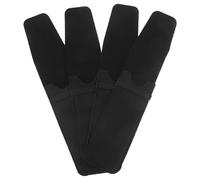 4pcs Leather Manual Case Protective Covers for Travel | Black Finish, Compact Format, Supple Hand Feel, Elegant Generous Styling, Suited to Business People