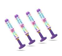 4pcs LED Glowing Rainbow Led Creativity Squirt Water Blaster Guns Dazzling Fancy Land Fireworks Water Guns for Parties Games and Romantic Celebrations (4Pcs)