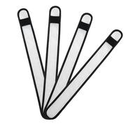 4pcs LED Horse Leg Wrap Bands for Riding High Visibility White Cloth