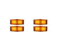 4Pcs LED Lights Front Double Burner Indicator LampFor Truck Lorry Front Grill Light B