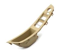 4PCS LHD Auto Interior Left Right Door Handle Repair Kit for 5 Series F10 F11 F18 520 523 525 528 530 2010-2017 Car Trim Grab Cover(LHD Beige)