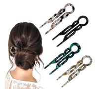 4PCS Lialys Hair Pin, Prestige Hair Pin, Elegant Hair Clips for Women, French Hair Pins, U-shaped Grip Hairpins for All Hair Types, New Hair Accessories (SET C-4PCS)