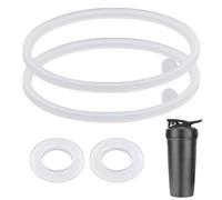 4pcs Lid Gasket Replacement for Blender Bottle Strada Flip Shaker Cup Water Bottle Parts Accessories Leak-Proof, 2 Sizes Silicone Seal Ring for Blenderbottle Strada Flip Shaker 24 oz 28 oz