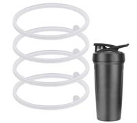 4pcs Lid Gasket Replacement for Blender Bottle Strada Flip Shaker Cup Water Bottle Parts Accessories Leak-Proof, Silicone Seal Ring for Blenderbottle Strada Flip Shaker 24 oz 28 oz