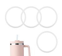 4pcs Lid Gaskets O Ring for Stanley 40oz Adventure Quencher H2.0 Flowstate Tumblers, Cup Rubber Seal Replacement BPA Free Silicone Lid Seals Leak-Proof