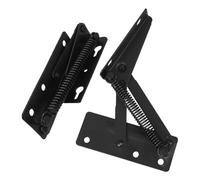 4pcs Lift and Up Hinge Spring Loaded High Hardness Wear Resistant Folding Sofa Bed Cabinet Hinges Door for Wardrobe