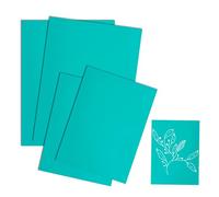 4PCS Lino Printing Kit, Printing Lino Sheets Set - Soft Linocut Plates Linoleum in A5 and A6 Sizes, Flexible Green Carving Blocks for Printmaking, Stamp Crafting and Art Projects (2A5+2A6)