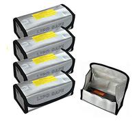 4pcs Lipo Battery Fireproof Explosion Proof Bag Storage Guard Safe Pouch 185mm…