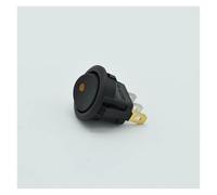 4Pcs/lot 3 Pins With Led Lights Switch 12V 16A DC 23 * 23 * 25mm Cat Eye Switch Car Auto Boat Round Rocker Switch ON-OFF IDGTTLDF(4 yellow)