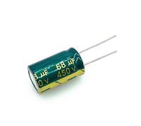 4pcs/lot 450v 68UF 450v68UF Low ESR/Impedance high frequency aluminum electrolytic capacitor size 16 * 25 20% IDGTTLDF
